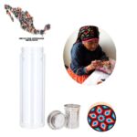 TERMO TAMAYO TRANSPARENTE (T 116 HUICHOL - VIDRIO) - Imagen 4