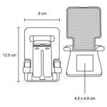 SOPORTE RUDO NEGRO (SO 124 - PLÁSTICO - SILICÓN) - Imagen 2