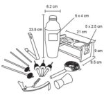 SET DAIQUIRI PLATA (HO 052 - ACERO INOXIDABLE - MADERA) - Imagen 2