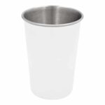 VASO CUP BLANCO (T 127 - ACERO INOXIDABLE)
