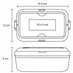 CONTENEDOR FOOD BLANCO (HO 115 - PLÁSTICO) - Imagen 2