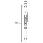 BOLÍGRAFO OTAWA BLANCO (AL 19139 - PLÁSTICO) - Imagen 6