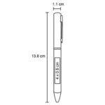 BOLÍGRAFO DANTE NEGRO (FM 23056 - METAL) - Imagen 2