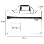 MALETÍN BUSINESS CASUAL NEGRO (BL 134 - POLIÉSTER) - Imagen 2