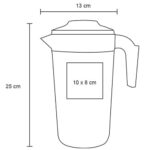 JARRA JUICY TRANSPARENTE (HO 076 - POLIPROPILENO) - Imagen 2