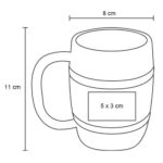 TARRO PILSEN PLATA (T 128 - ACERO INOXIDABLE) - Imagen 2