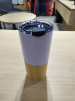 TERMO TAKE BLANCO (T 229 - ACERO INOXIDABLE-BAMBÚ) - Imagen 5