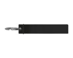 LLAVERO METALICO ROD A2120 NEGRO (ALUMINIO - A2120.02 -  ARTICULOS PROMOCIONALES)