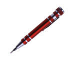 DESARMADOR TIPO PLUMA BARREL A2138 ROJO (ALUMINIO - A2138.04 -  ARTICULOS PROMOCIONALES)