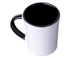TAZA CONICA BICOLOR 14 OZ BICOLOR ARLES A2154 NEGRO (CERÁMICA - A2154.02 -  ARTICULOS PROMOCIONALES)