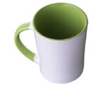 TAZA CONICA BICOLOR 14 OZ BICOLOR ARLES A2154 VERDE CLARO (CERÁMICA - A2154.08 -  ARTICULOS PROMOCIONALES)