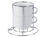 SET DE 2 TAZAS DE SULIMACIÓN 6 OZ AMART A2284 BLANCO (CERÁMICA - A2284.01 -  ARTICULOS PROMOCIONALES) - Imagen 2