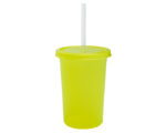 VASO DE PLÁSTICO OLAS A2341 AMARILLO (PLÁSTICO PP - A2341.13 -  ARTICULOS PROMOCIONALES)