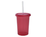VASO DE PLÁSTICO OLAS A2341 ROJO (PLÁSTICO PP - A2341.04 -  ARTICULOS PROMOCIONALES)