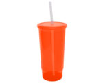 VASO DE PLÁSTICO BACHELOR A2342 NARANJA (PLÁSTICO PP - A2342.30 -  ARTICULOS PROMOCIONALES)