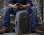 MOCHILA BACKPACK ANTIRROBO SECURE A2441 GRIS (POLIÉSTER 600D - A2441.22 -  ARTICULOS PROMOCIONALES) - Imagen 2
