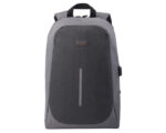 MOCHILA BACKPACK ANTIRROBO SECURE A2441 GRIS (POLIÉSTER 600D - A2441.22 -  ARTICULOS PROMOCIONALES)