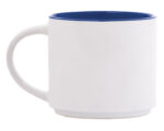 TAZA BICOLOR 15 OZ BABEL A2472 AZUL (CERÁMICA - A2472.09 -  ARTICULOS PROMOCIONALES)