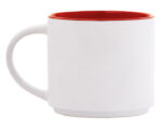 TAZA BICOLOR 15 OZ BABEL A2472 ROJO (CERÁMICA - A2472.04 -  ARTICULOS PROMOCIONALES)