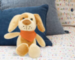 MUÑECO DE PELUCHE PERRO BELAMI A2474 BEIGE (POLIÉSTER - A2474.28 -  ARTICULOS PROMOCIONALES) - Imagen 2