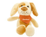 MUÑECO DE PELUCHE PERRO BELAMI A2474 BEIGE (POLIÉSTER - A2474.28 -  ARTICULOS PROMOCIONALES) - Imagen 3