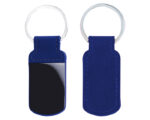 LLAVERO DE CURPIEL KAY A2516 AZUL (CURPIEL - METAL - A2516.09 -  ARTICULOS PROMOCIONALES)