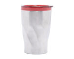 TERMO DE 350 ML. BLIZAN A2524 ROJO (EXTERIOR: ACERO INOXIDABLE - INTERIOR: PLÁSTICO PP - A2524.04 -  ARTICULOS PROMOCIONALES)