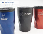 TERMO DE 350 ML. BLIZAN M A2525 NEGRO (EXTERIOR: ACERO INOXIDABLE - INTERIOR: PLÁSTICO PP - A2525.02 -  ARTICULOS PROMOCIONALES) - Imagen 2