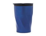 TERMO DE 350 ML. BLIZAN M A2525 AZUL (EXTERIOR: ACERO INOXIDABLE - INTERIOR: PLÁSTICO PP - A2525.09 -  ARTICULOS PROMOCIONALES)