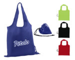 BOLSA PLEGABLE ZEST A2594 AZUL (POLIÉSTER - A2594.09 -  ARTICULOS PROMOCIONALES) - Imagen 3