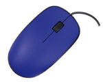 MOUSE ALÁMBRICO CON BOTON SCROLL SAGU A2623 AZUL (PLÁSTICO ABS - A2623.09 -  ARTICULOS PROMOCIONALES)
