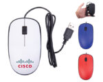 MOUSE ALÁMBRICO CON BOTON SCROLL SAGU A2623 AZUL (PLÁSTICO ABS - A2623.09 -  ARTICULOS PROMOCIONALES) - Imagen 3