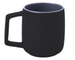 TAZA BICOLOR MATE 14 OZ ELVIS A2633 NEGRO (CERÁMICA - A2633.02 -  ARTICULOS PROMOCIONALES)