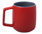 TAZA BICOLOR MATE 14 OZ ELVIS A2633 ROJO (CERÁMICA - A2633.04 -  ARTICULOS PROMOCIONALES)