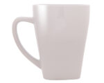 TAZA CON BASE CUADRADA 12 OZ ABBA A2635 BLANCO (CERÁMICA - A2635.01 -  ARTICULOS PROMOCIONALES)