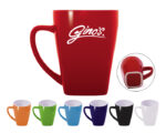 TAZA CON BASE CUADRADA 12 OZ ABBA A2635 ROJO (CERÁMICA - A2635.04 -  ARTICULOS PROMOCIONALES) - Imagen 3