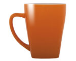 TAZA CON BASE CUADRADA 12 OZ ABBA A2635 NARANJA (CERÁMICA - A2635.03 -  ARTICULOS PROMOCIONALES)