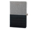 LIBRETA VERTICAL A5 ARTHUR A2663 GRIS (POLIÉSTER - A2663.28 -  ARTICULOS PROMOCIONALES) - Imagen 2