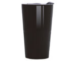 VASO DE CERÁMICA DE DOBLE PARED DE 10 OZ MIAMI A2694 NEGRO (CERÁMICA - A2694.02 -  ARTICULOS PROMOCIONALES)
