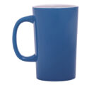 TARRO CÓNICO BICOLOR 15 OZ LATTE A2713 AZUL CLARO (CERÁMICA - A2713.10 -  ARTICULOS PROMOCIONALES)