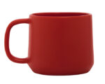 TAZA ACABADO MATE 16 OZ CARAMEL A2714 ROJO (CERÁMICA - A2714.04 -  ARTICULOS PROMOCIONALES)