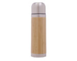 TERMO DE ACERO INOXIDABLE CON BAMBÚ DE 445 ML. TATAMI A2732 ÚNICO (ACERO INOXIDABLE - BAMBÚ - A2732.28 -  ARTICULOS PROMOCIONALES)