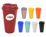VASO CAFETERO DE PLÁSTICO 473 ML. ALDO A2750 NEGRO (PLÁSTICO PP - A2750.02 -  ARTICULOS PROMOCIONALES) - Imagen 3