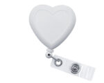 PORTAGAFETE CORAZÓN HERA A2775 BLANCO (PLÁSTICO - A2775.01 -  ARTICULOS PROMOCIONALES)
