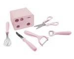 KIT DE COCINA CUTTERS A2786 AZUL CLARO (PLÁSTICO PP - METAL - A2786.10 -  ARTICULOS PROMOCIONALES) - Imagen 2
