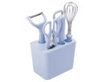 KIT DE COCINA CUTTERS A2786 AZUL CLARO (PLÁSTICO PP - METAL - A2786.10 -  ARTICULOS PROMOCIONALES)