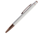 BOLÍGRAFO DE ALUMINIO CON TOUCH LEIA A2795 BLANCO (ALUMINIO - A2795.01 -  ARTICULOS PROMOCIONALES)