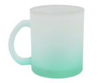 TARRO SATINADO BICOLOR DE SUBLIMACIÓN 11 OZ RAINBOW A2798 VERDE (VIDRIO - A2798.06 -  ARTICULOS PROMOCIONALES)