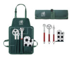 SET DE BBQ GLADIADOR A2839 VERDE (ACCESORIOS: METAL -- MANDIL Y GUANTE: POLIÉSTER - A2839.06 -  ARTICULOS PROMOCIONALES) - Imagen 3