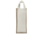 BOLSA DE ALGODÓN PARA BOTELLAS VINAGRETO A2854 BLANCO (YUTE - ALGODÓN - A2854.01 -  ARTICULOS PROMOCIONALES)